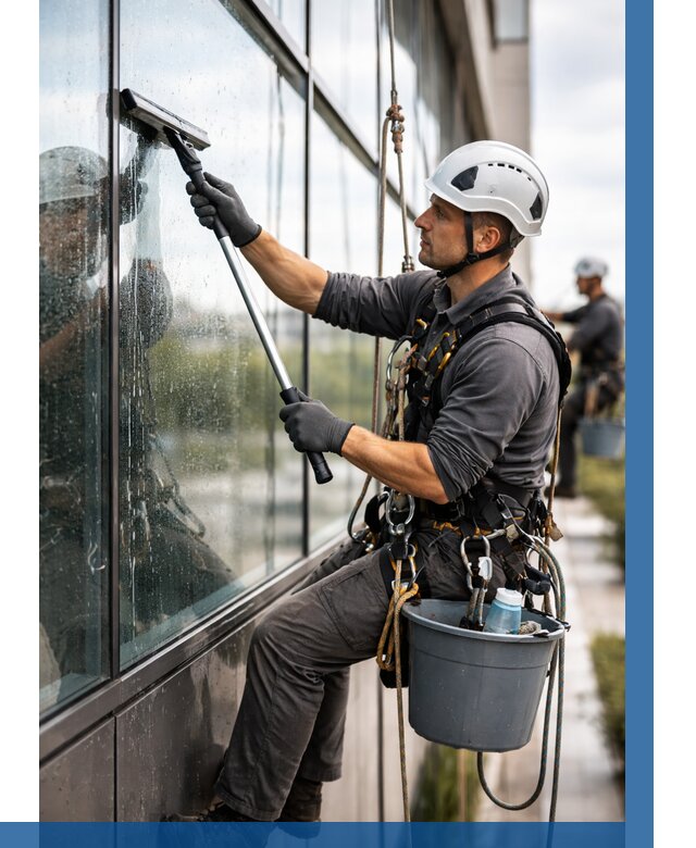 Мойка стеклянных фасадов в Учалах от 203 р. | ВЫСОТНИК-Члы