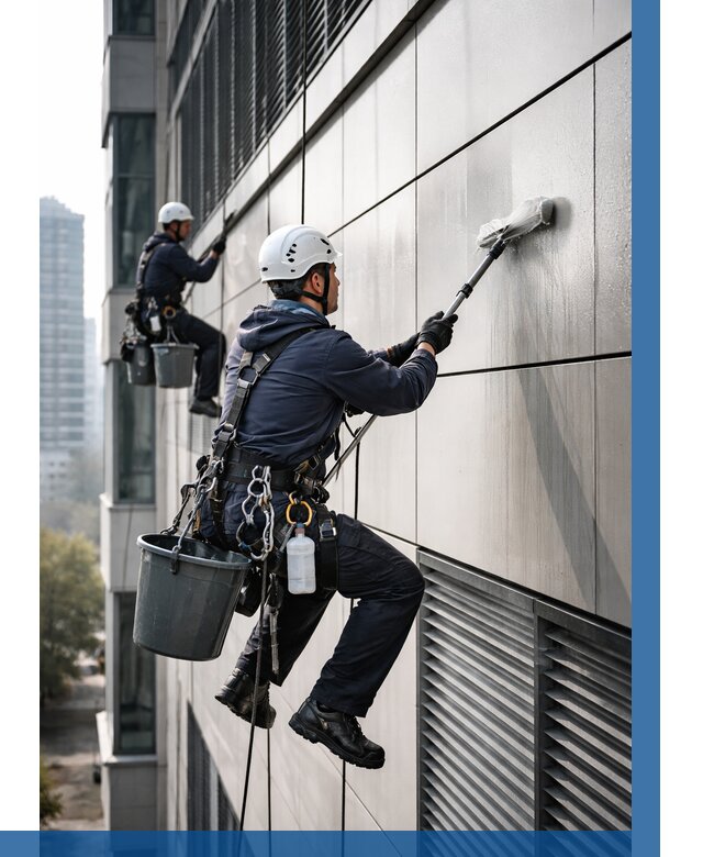 Мойка вентилируемого фасада в Учалах от 254 р. | ВЫСОТНИК-Члы