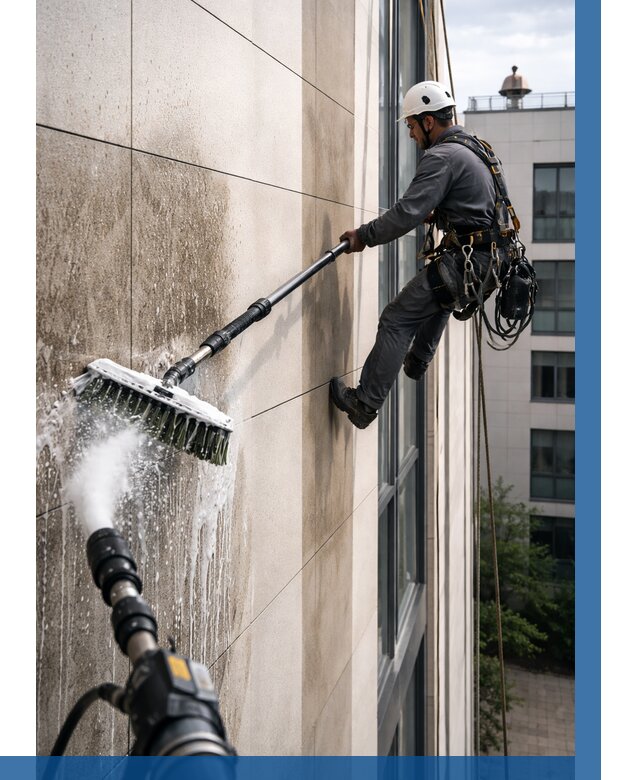 Мойка фасада из керамогранита в Учалах от 305 р. | ВЫСОТНИК-Члы