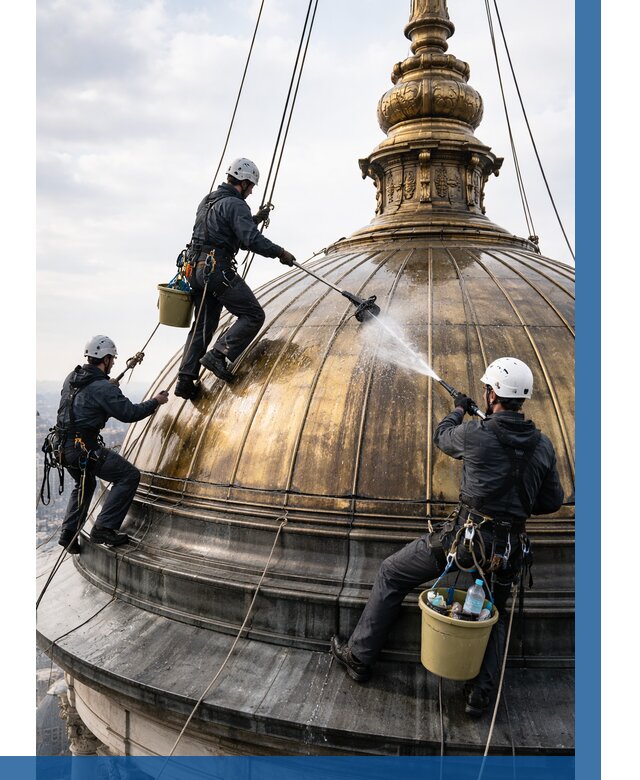 Мойка куполов и шпилей в Учалах от 8134 р. - заказать | ВЫСОТНИК-Члы