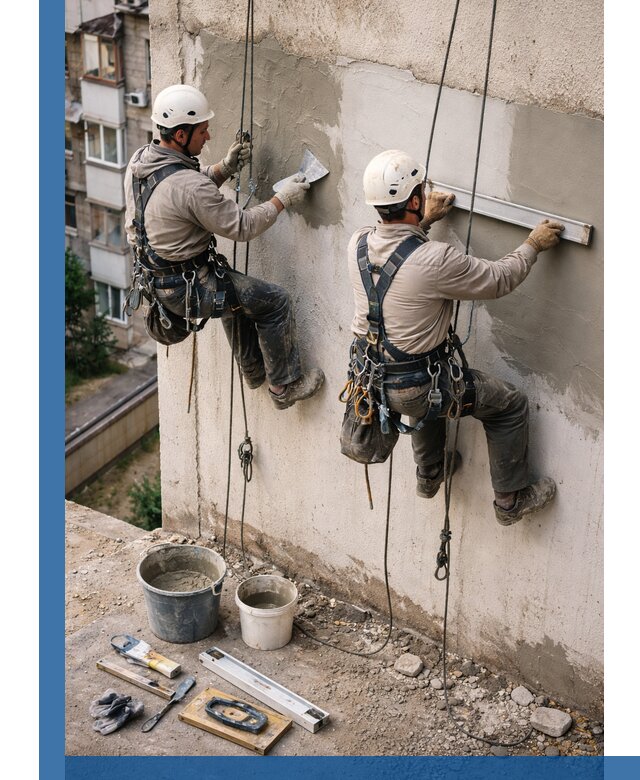 Комплексный ремонт штукатурного фасада с гарантией в Учалах