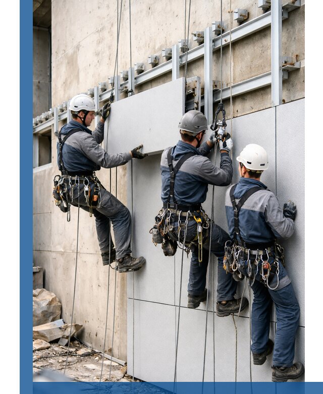 Монтаж вентилируемого фасада в Учалах под ключ с гарантией качества