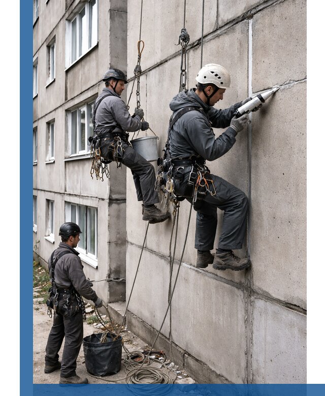 Герметизация межпанельных швов в Учалах с гарантией герметичности