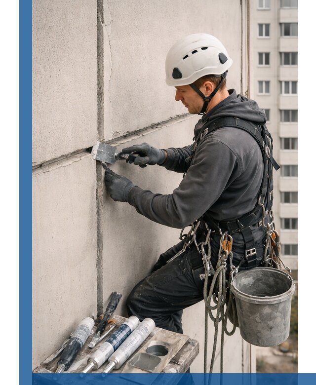 Ремонт межпанельных швов в Учалах герметизация и восстановление