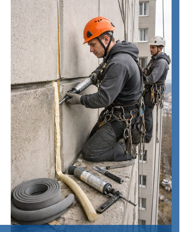 Теплый шов межпанельные швы в Учалах от 712 р. | ВЫСОТНИК-Члы