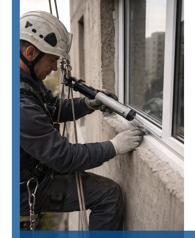 Герметизация оконных швов снаружи в Учалах профессионально