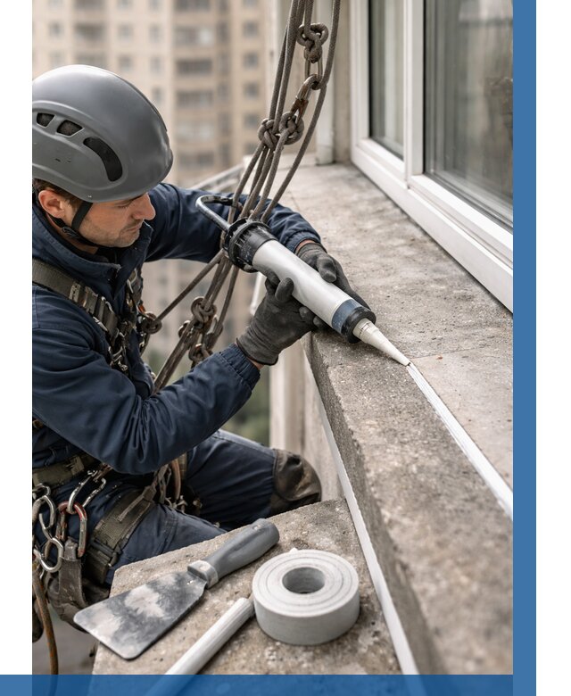 Герметизация балконного козырька в Учалах от 4575 р. | ВЫСОТНИК-Члы