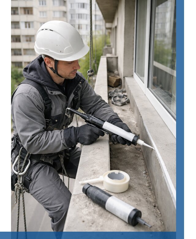 Герметизация швов лоджии в Учалах от 4575 р. | ВЫСОТНИК-Члы