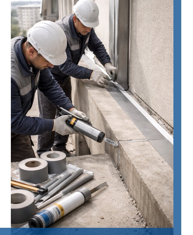 Герметизация примыкания балкона в Учалах от 4575 р. | ВЫСОТНИК-Члы