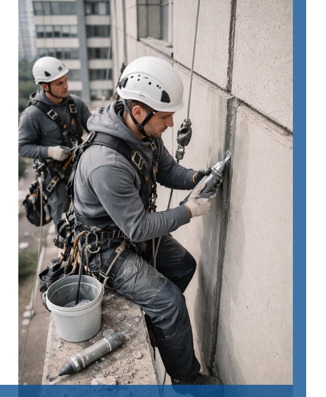 Ремонт деформационных швов здания в Учалах от 1017 р. | ВЫСОТНИК-Члы