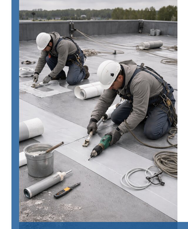 Ремонт мембранной кровли в Учалах качественно и с гарантией