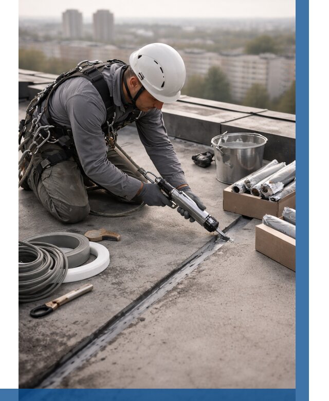 Герметизация швов кровли в Учалах от 458 р./м2 | ВЫСОТНИК-Члы