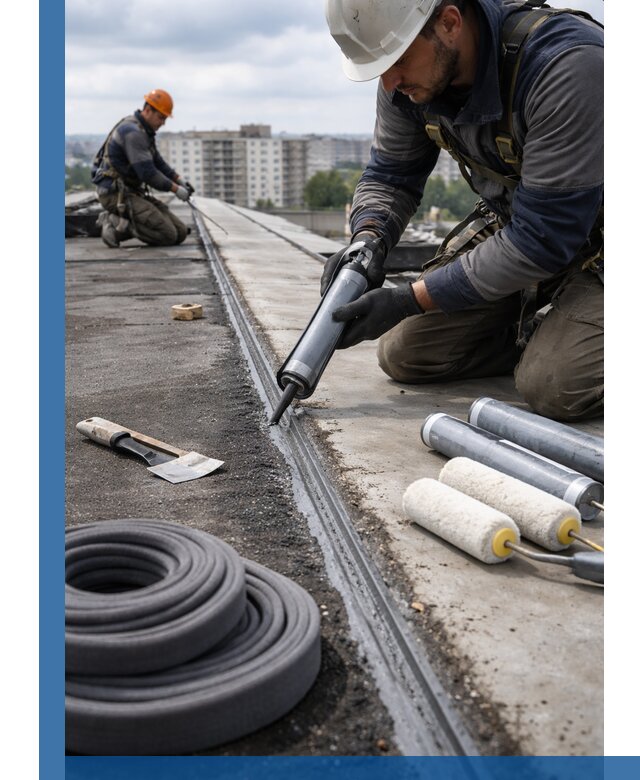 Герметизация швов кровли в Учалах с гарантией герметичности