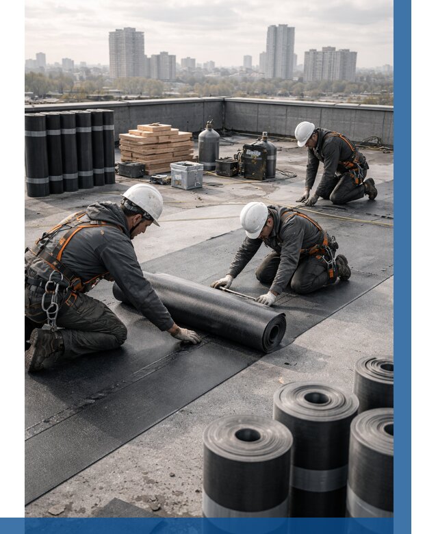 Монтаж мягкой кровли под ключ в Учалах от 458 р. | ВЫСОТНИК-Члы