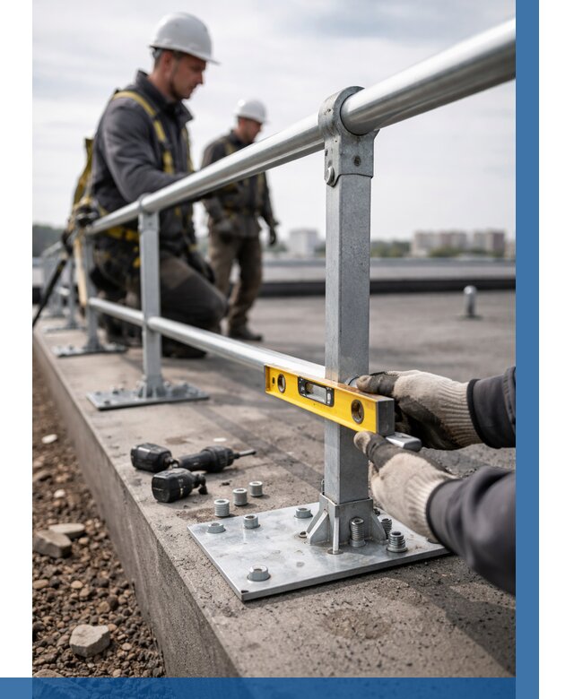 Монтаж кровельного ограждения в Учалах от 1220 р. | ВЫСОТНИК-Члы