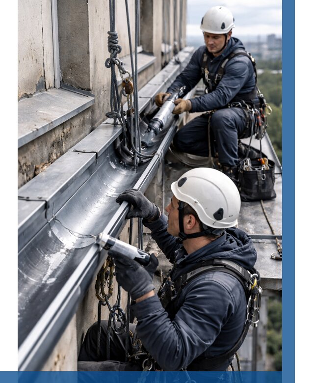 Ремонт водосточных желобов в Учалах от 6609 р. | ВЫСОТНИК-Члы