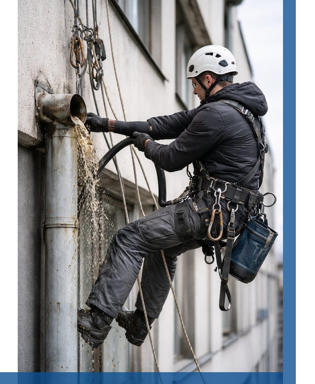 Прочистка водосточных труб в Учалах от 3558 р. | ВЫСОТНИК-Члы