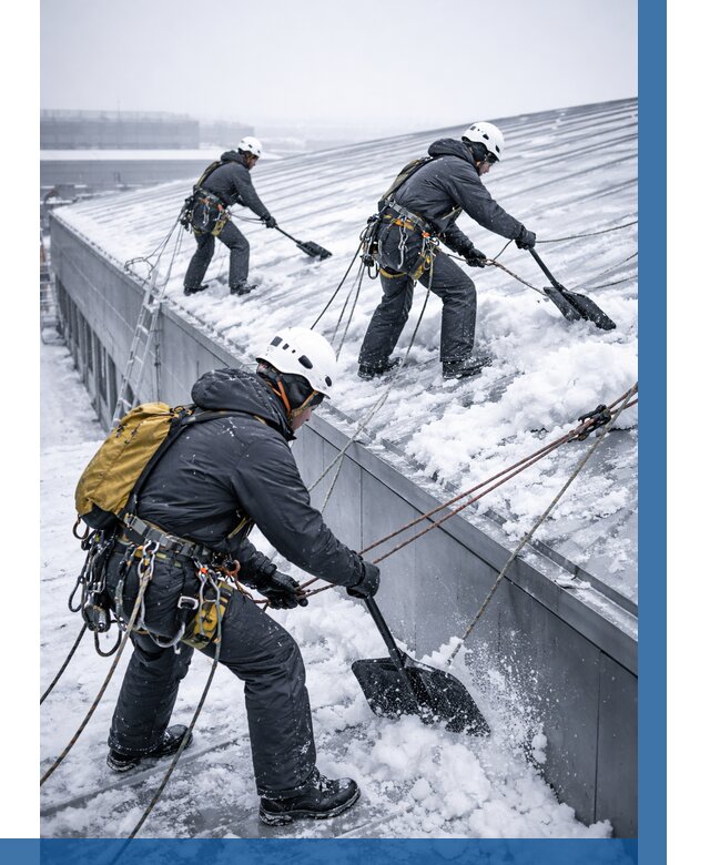 Очистка навесов от снега в Учалах от 4575 р. | ВЫСОТНИК-Члы