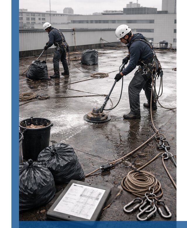 Плановая очистка кровли по графику в Учалах для безопасности