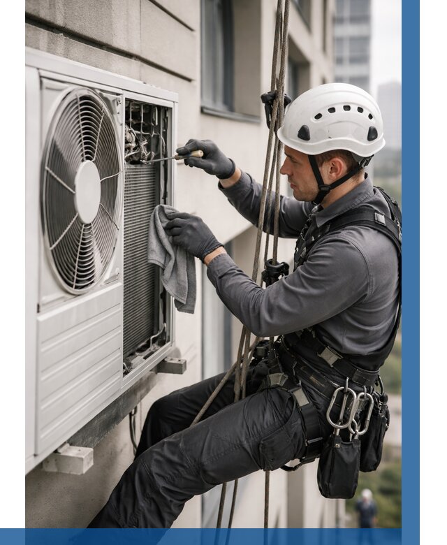 Обслуживание внешнего блока кондиционера в Учалах от 2745 р.ВЫСОТНИК-Члы