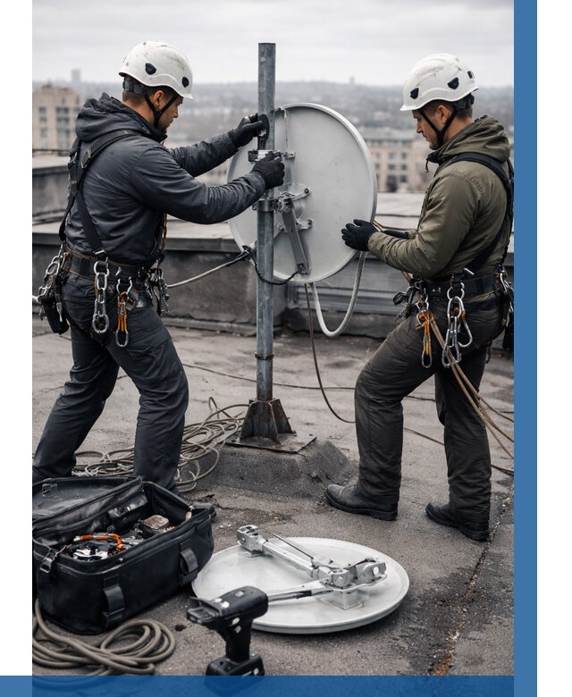 Демонтаж антенн на крыше в Учалах от 4575 р. | ВЫСОТНИК-Члы