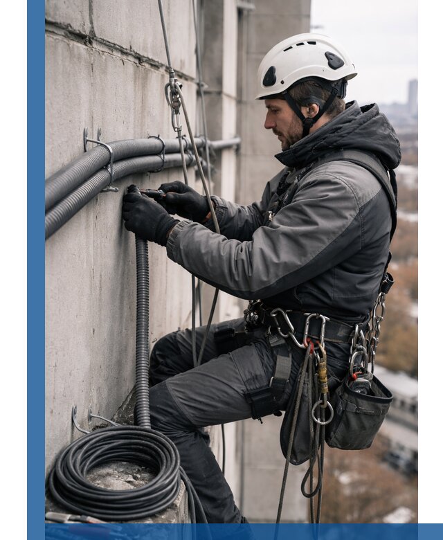 Профессиональный монтаж гофры для кабеля в Учалах с гарантией