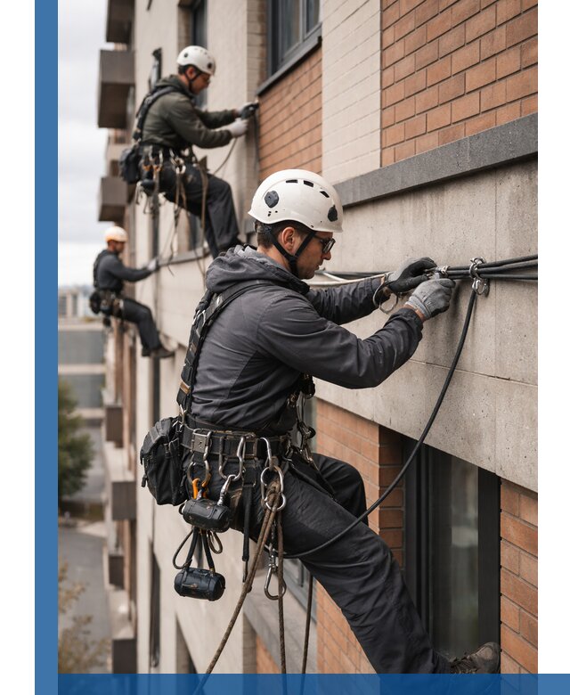 Крепление кабеля на фасаде монтаж и крепеж в Учалах