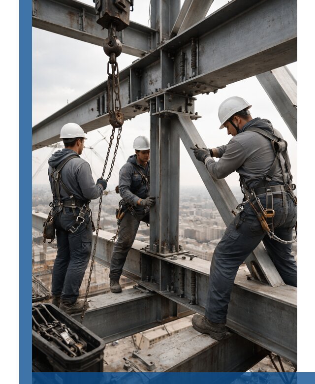 Профессиональный монтаж металлоконструкций на высоте в Учалах