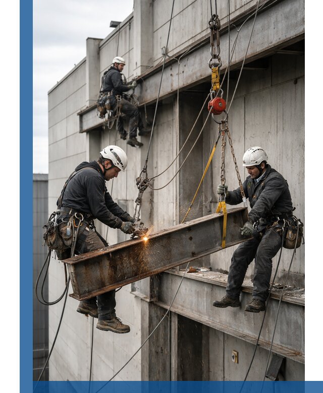 Демонтаж металлоконструкций на высоте в Учалах под ключ