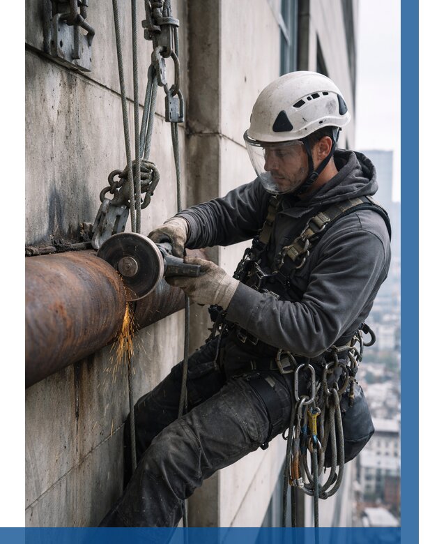 Резка металла на высоте в Учалах по цене от 4575 р. | ВЫСОТНИК-Члы