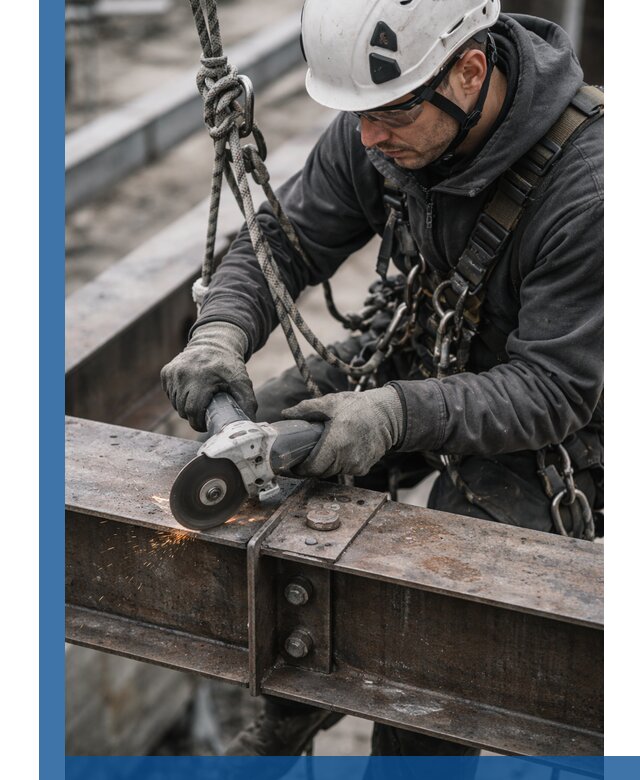 Резка металла на высоте в Учалах для зданий и конструкций