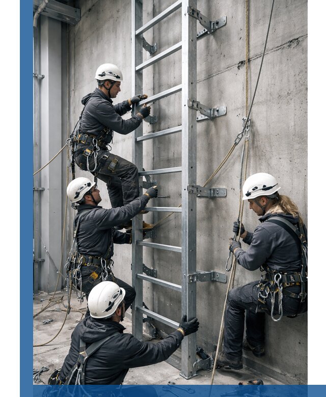 Монтаж металлических лестниц в Учалах под ключ со гарантией