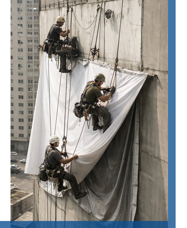 Замена баннерного полотна в Учалах от 6609 р. | ВЫСОТНИК-Члы—заказать