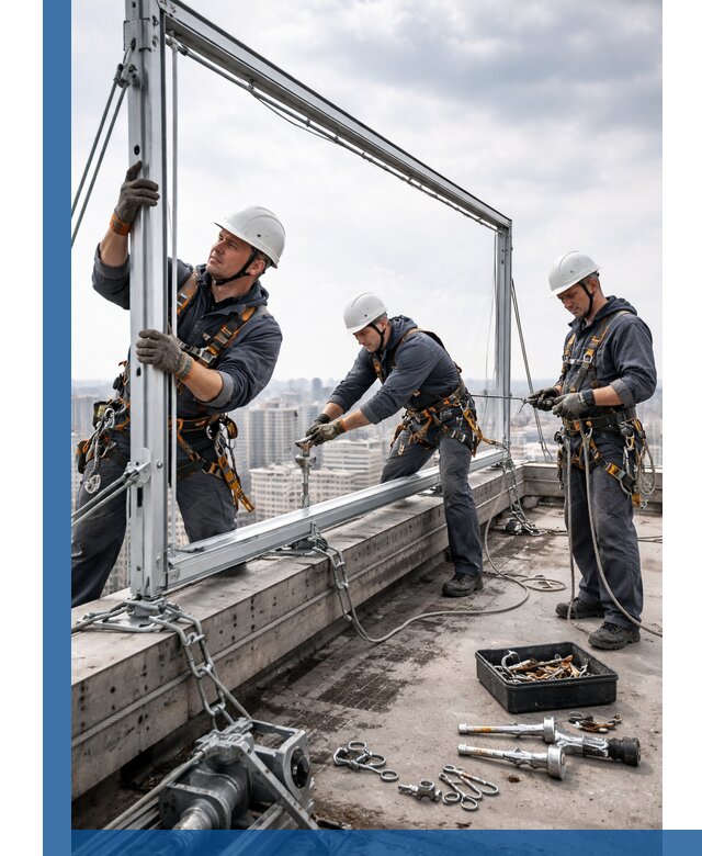 Монтаж крышных рекламных конструкций под ключ в Учалах