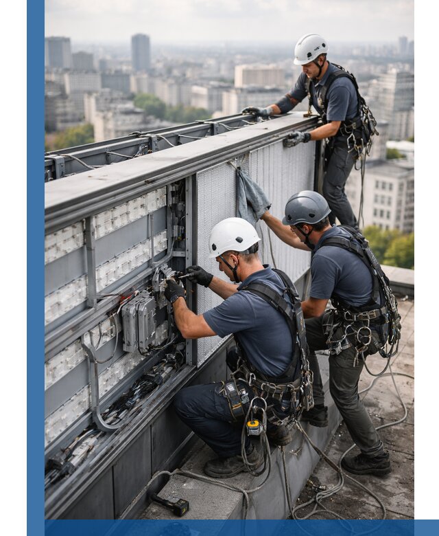 Профессиональное обслуживание крышной рекламы в Учалах под ключ