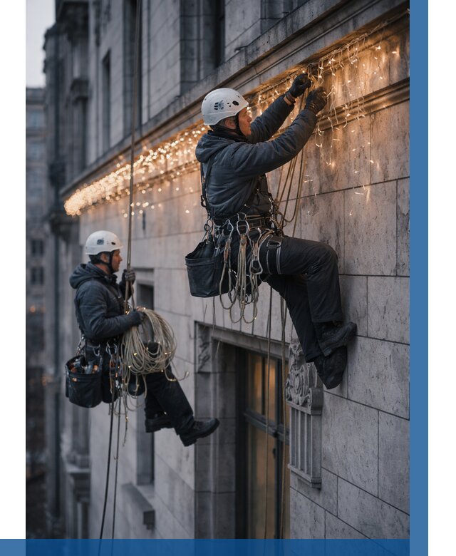 Монтаж новогодней иллюминации в Учалах от 8642 р. | ВЫСОТНИК-Члы