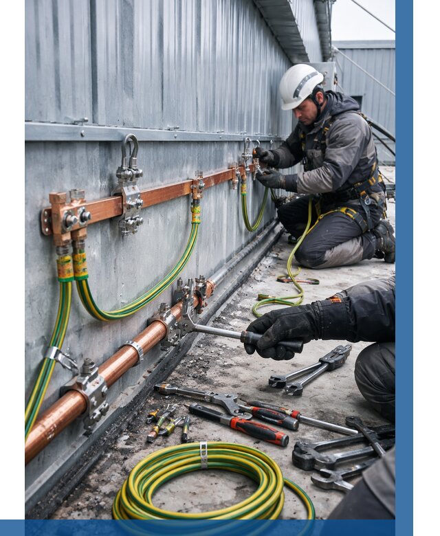 Монтаж заземления здания в Учалах от 25418 р. | ВЫСОТНИК-Члы