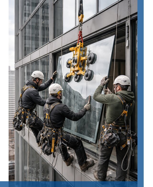 Фасадное остекление зданий под ключ в Учалах от 10167 р. | ВЫСОТНИК-Члы