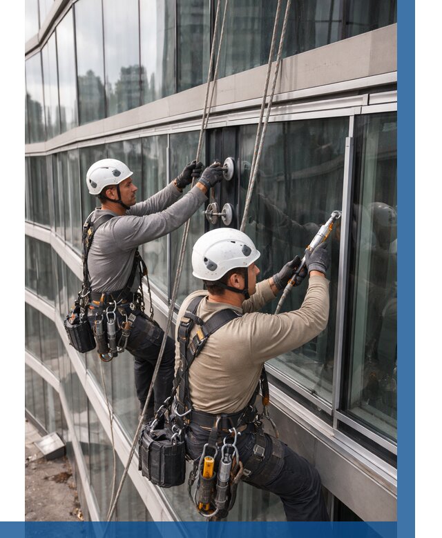 Радиусное остекление фасада в Учалах от 12200 р. | ВЫСОТНИК-Члы