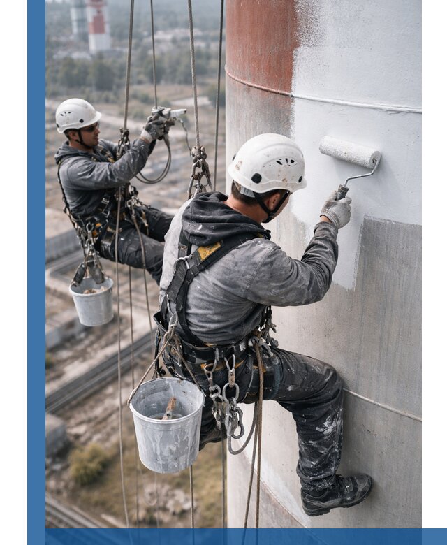 Покраска дымовых труб в Учалах: антикоррозийная защита и восстановление