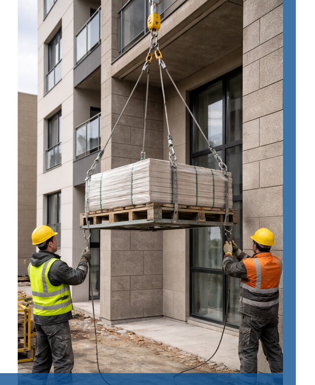 Подъем керамогранита на этаж в Учалах от 3558 р. | ВЫСОТНИК-Члы