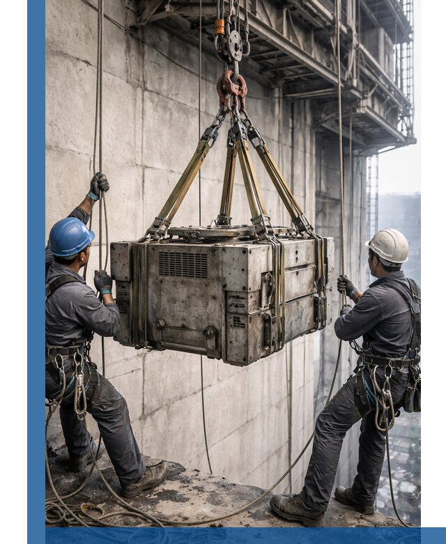 Такелажные работы на высоте, подъем и монтаж грузов в Учалах