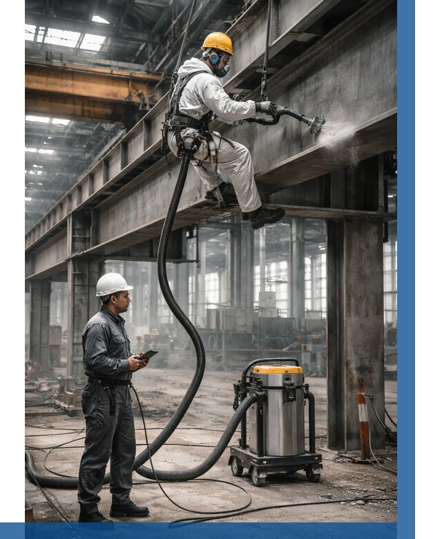 Обеспыливание конструкций в цехе в Учалах от 4270 р. | ВЫСОТНИК-Члы