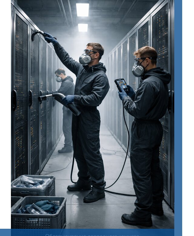 Обеспыливание серверной комнаты в Учалах от 4575 р. | ВЫСОТНИК-Члы