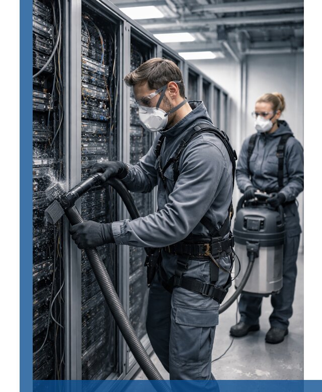 Обеспыливание серверной комнаты в Учалах, профессиональная очистка