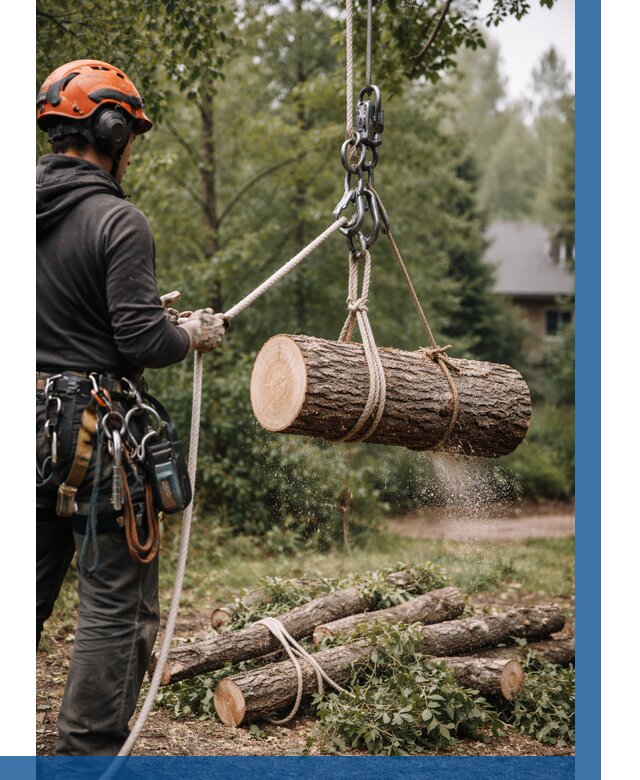 Валка деревьев частями в Учалах от 7625 р. | ВЫСОТНИК-Члы