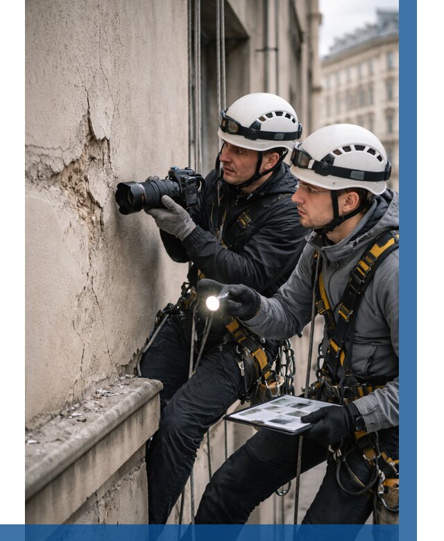 Фотофиксация дефектов фасада в Учалах от 4575 р. | ВЫСОТНИК-Члы