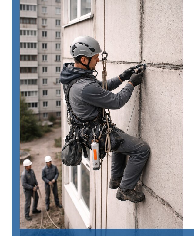 Обследование межпанельных швов и герметизация в Учалах
